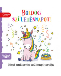 Boldog születésnapot! - Kicsi unikornis szülinapi tortája
