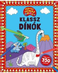Klassz dínók - számos kifestő