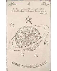 Teremtés - Színező kártyák