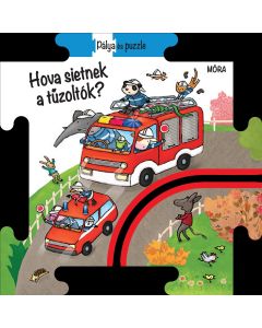 Puzzle és pálya - Hova sietnek a tűzoltók?