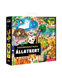 Foszforeszkáló puzzle - Állatkert