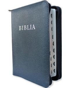 Biblia (RÚF 2014), középméret, bőrkötés, cipzár