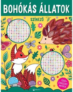 Bohókás állatok - színező