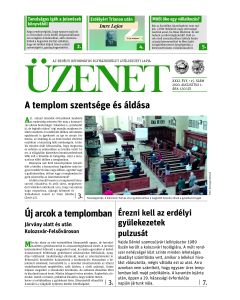 Üzenet - folyóirat.  XXXI.évf.15.szám