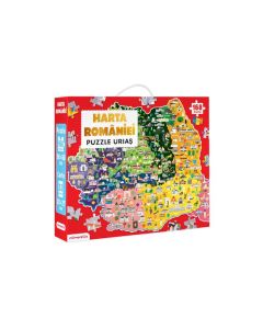Harta României - Puzzle uriaș