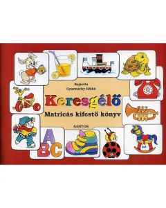 Keresgélő - Matricás kifestő könyv