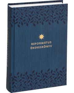Református énekeskönyv, középméret (sötétkék, mintás)