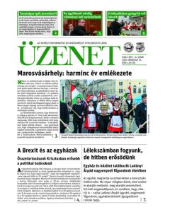 Üzenet - folyóirat. XXXI. évf.6.szám