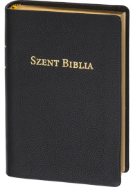 Károli Biblia, standard, bőrkötés, arany élmetszés
