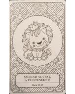 Állatos színező kártyák